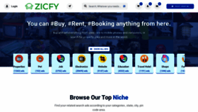 What Zicfy.com website looked like in 2022 (1 year ago)