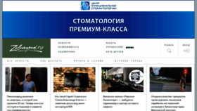 What Zelenograd.ru website looked like in 2022 (1 year ago)