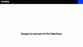 What Zooppa.com website looked like in 2022 (1 year ago)