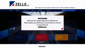 What Zelle.com website looked like in 2022 (1 year ago)