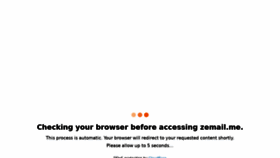 What Zemail.me website looked like in 2022 (1 year ago)