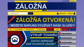 What Zaloznabreva.sk website looked like in 2022 (1 year ago)