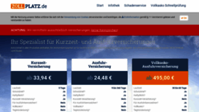 What Zollplatz.de website looked like in 2022 (1 year ago)