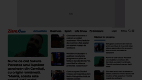 What Ziareromania.ro website looked like in 2022 (4 years ago)