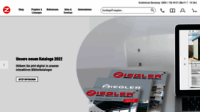 What Ziegler-metall.de website looked like in 2022 (1 year ago)