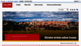 What Znojmocity.cz website looked like in 2022 (1 year ago)