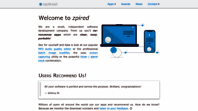 What Zpired.com website looked like in 2022 (1 year ago)