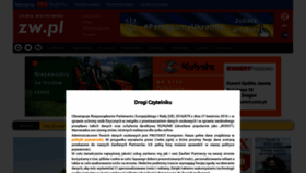 What Zw.pl website looked like in 2022 (1 year ago)