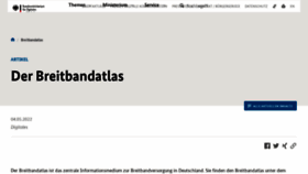What Zukunft-breitband.de website looked like in 2022 (1 year ago)