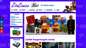 What Zitacomics.be website looked like in 2022 (1 year ago)