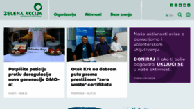What Zelena-akcija.hr website looked like in 2022 (1 year ago)