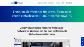 What Zeta-producer.com website looked like in 2022 (1 year ago)