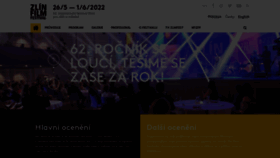 What Zlinfest.cz website looked like in 2022 (1 year ago)