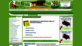 What Zahrada-cz.cz website looked like in 2022 (1 year ago)