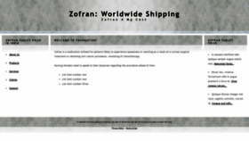 What Zofran.shop website looked like in 2022 (1 year ago)