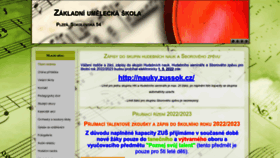 What Zussok.cz website looked like in 2022 (1 year ago)