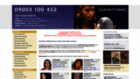 What Zukunfts-orakel.de website looked like in 2022 (3 years ago)