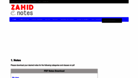 What Zahidenotes.com website looked like in 2022 (1 year ago)