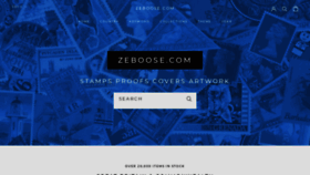 What Zeboose.com website looked like in 2022 (1 year ago)