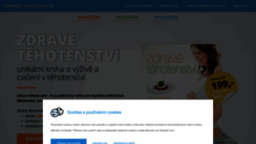 What Zdravetehotenstvi.cz website looked like in 2022 (1 year ago)