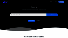 What Zeep.ly website looked like in 2022 (1 year ago)