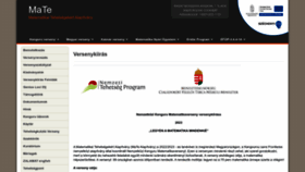 What Zalamat.hu website looked like in 2022 (1 year ago)
