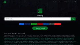 What Zoechip.cc website looked like in 2022 (1 year ago)