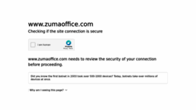 What Zumaoffice.com website looked like in 2022 (1 year ago)