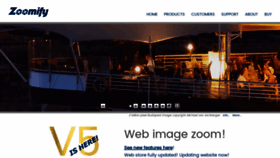 What Zoomify.com website looked like in 2022 (2 years ago)
