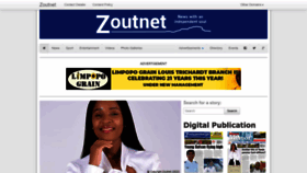 What Zoutnet.co.za website looked like in 2022 (1 year ago)