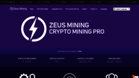 What Zeusbtc.com website looked like in 2022 (1 year ago)