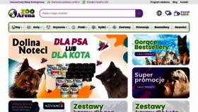 What Zooarena.pl website looked like in 2022 (1 year ago)