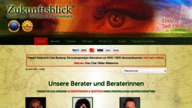 What Zukunftsblick.at website looked like in 2022 (1 year ago)