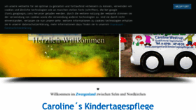 What Zwergenland-kindertagespflege.de website looked like in 2022 (1 year ago)