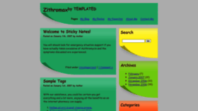 What Zithromax.click website looked like in 2022 (1 year ago)