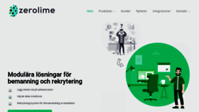 What Zerolime.se website looked like in 2022 (1 year ago)