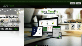 What Zkteco.in website looked like in 2022 (3 years ago)