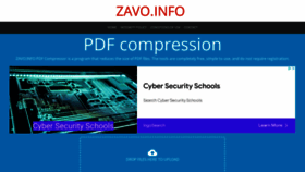 What Zavo.info website looked like in 2022 (1 year ago)
