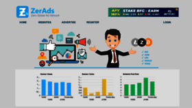 What Zerads.com website looked like in 2022 (3 years ago)