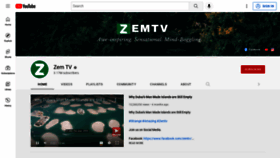 What Zemtv.com website looked like in 2022 (1 year ago)