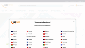What Zandparts.com website looked like in 2022 (2 years ago)