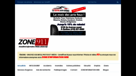 What Zone911.com website looked like in 2022 (1 year ago)