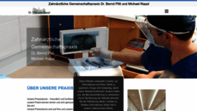 What Zahnarzt-luedinghausen.de website looked like in 2023 (1 year ago)