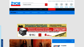 What Zycie.pl website looked like in 2023 (1 year ago)