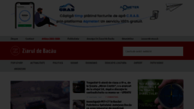 What Ziaruldebacau.ro website looked like in 2023 (2 years ago)