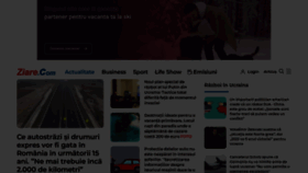 What Ziareromania.ro website looked like in 2023 (3 years ago)