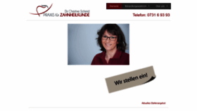 What Zahnheilkunde-schmid.de website looked like in 2023 (1 year ago)