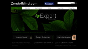What Zendofmind.com website looked like in 2023 (1 year ago)