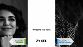 What Zyxel.com website looked like in 2023 (1 year ago)