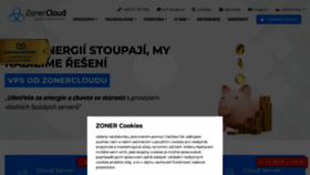 What Zonercloud.cz website looked like in 2023 (1 year ago)